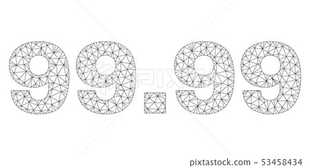 Polygonal Mesh 99.99 Text Caption Polygonal Mesh 99.99 Text Caption 53458434