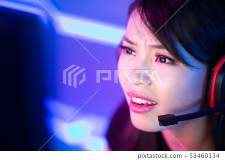 cyber sport gamer playing game cyber sport gamer playing game 53460134