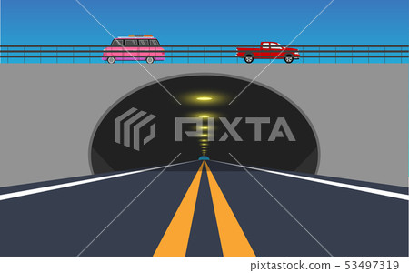 tunnel, road, construction 53497319