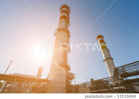 Gas turbine power plant on natural gas with 53533009