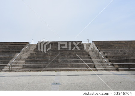 Sagami River promenade benches of benches Sagami River promenade benches of benches 53546704