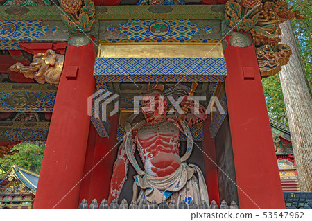 Nikko Toshogu Shrine Statue at the front gate Nikko Toshogu Shrine Statue at the front gate 53547962