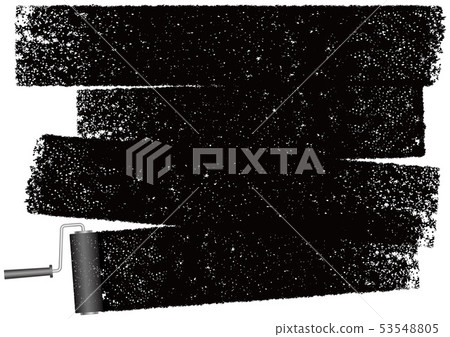 背景例證繪與漆滾筒 53548805