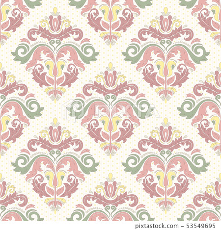Damask Seamless Vector Pattern Damask Seamless Vector Pattern 53549695