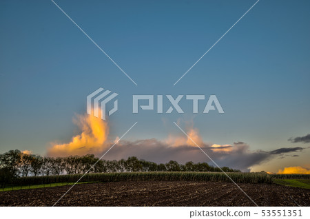 Evening clouds in flanders Evening clouds in flanders 53551351