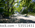 Sunlight through the business area 53551431