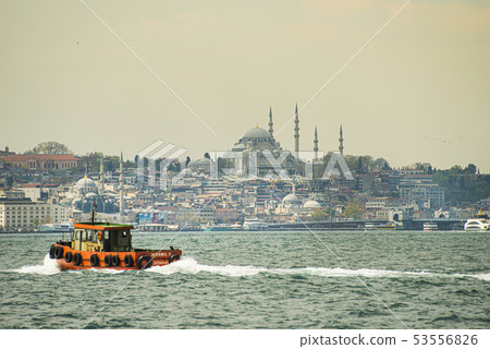 Cityscape of Istanbul city with business town 53556826