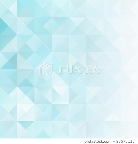 Blue Grid Mosaic Background  53573133