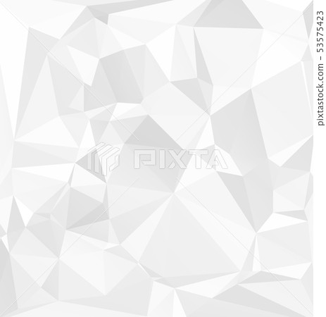Gray White Polygonal Background  53575423