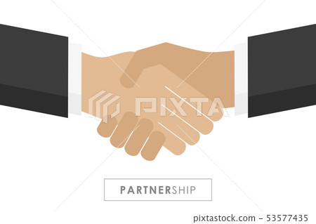 partnership between two businessmen handshake partnership between two businessmen handshake 53577435