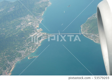 Airliner-Omijima-Tadara Ohashi-Ikuchijima-Sunny-從天空 - 鳥瞰圖 - Shimanami Kaido Airliner-Omijima-Tadara Ohashi-Ikuchijima-Sunny-從天空 - 鳥瞰圖 - Shimanami Kaido 53579203