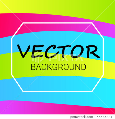 Vector Abstract colored Background with Waves - Stock Illustration ...