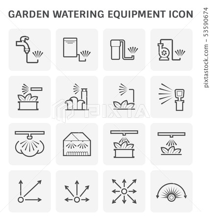 garden watering icon 53590674