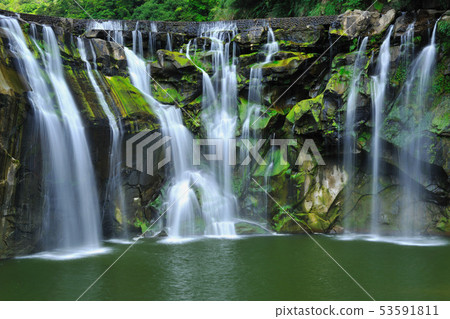 Waterfall flowing water - very waterfall Waterfall flowing water - very waterfall 53591811