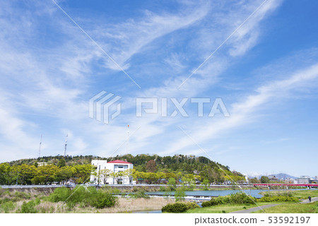 Hirose River Sendai City Koriyama Pass Water Flow 53592197