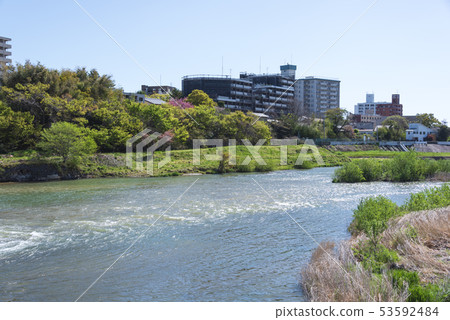 Sendai City Hirosegawa Atago River Water 53592484
