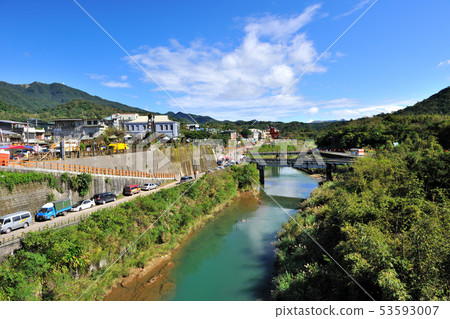 村落明媚晴朗的風景-十分 村落明媚晴朗的風景-十分 53593007