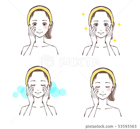美麗的女性面孔 美麗的女性面孔 53593563