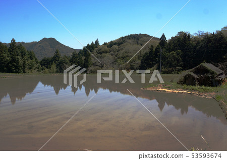 與被放棄的房子的一個夏天場面 53593674