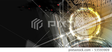 Abstract fingerprint technology business 53593909