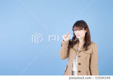 Coat/Woman (Blue Back) 53594349