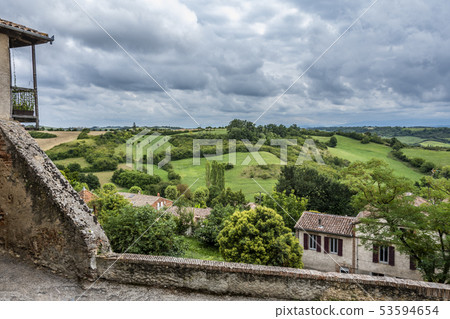 Viewpoint of the old village of Saint Yvars in the 53594654