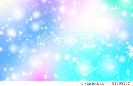 Unicorn rainbow background. Holographic sky Unicorn rainbow background. Holographic sky 53595107