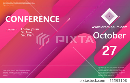 Conference announcement. Business background Conference announcement. Business background 53595108