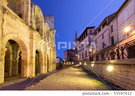 Arles Amphitheatre, France Arles Amphitheatre, France 53597412