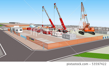 Block production yard 53597422