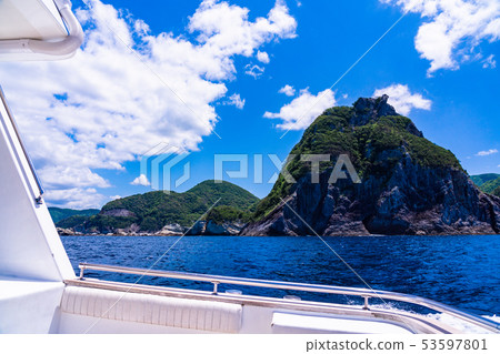 （靜岡縣）從船上看到的西伊豆/千日野遊輪海岸線/ Sennikumon 53597801