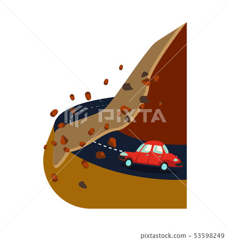 Isolated object of cataclysm and disaster sign. Set of cataclysm and apocalypse stock symbol for web Isolated object of cataclysm and disaster sign. Set of cataclysm and apocalypse stock symbol for web 53598249