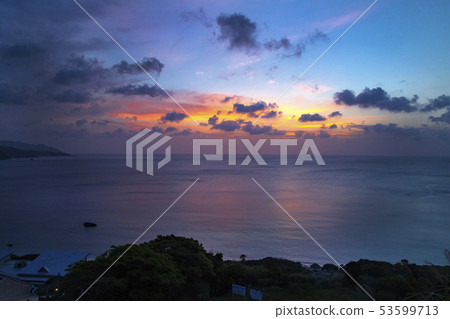 奄美大島大浜海濱公園日落 53599713