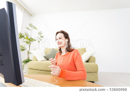 在線英語會話，互聯網課程，母語英語會話形象 53600998