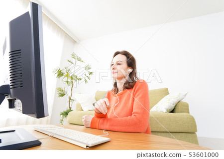 在線英語會話，互聯網課程，母語英語會話形象 53601000