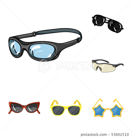 Vector design of summer and beach icon. Set of summer and fashion stock symbol for web. 53602510