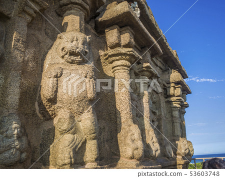 Sculpture Old Lighthouse Mahabalipuram 53603748