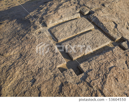 Coat of arms on rock Mahabali plum Coat of arms on rock Mahabali plum 53604550