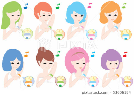 脫毛腋下的女人 脫毛腋下的女人 53606194
