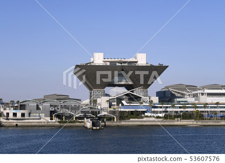 Tokyo cityscape in Japan Tokyo Big Sight Tokyo cityscape in Japan Tokyo Big Sight 53607576