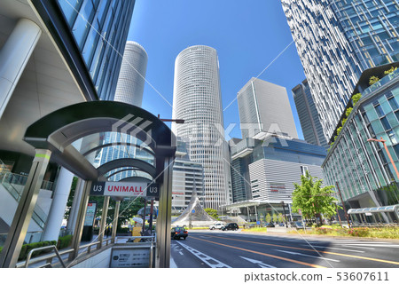 Nagoya station square · cityscape 53607611