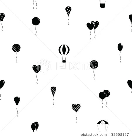 balloon seamless pattern background icon. balloon seamless pattern background icon. 53608137
