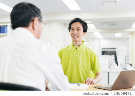 接待櫃檯櫃檯描述健身房護理 53609471