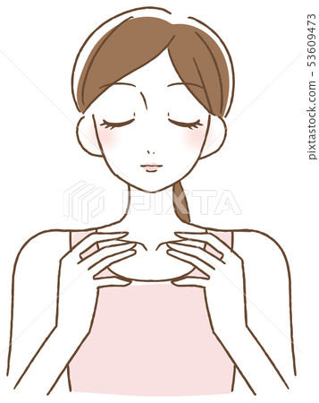 做面孔按摩的婦女 53609473