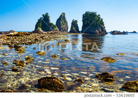 潮汐的岩層 53610605