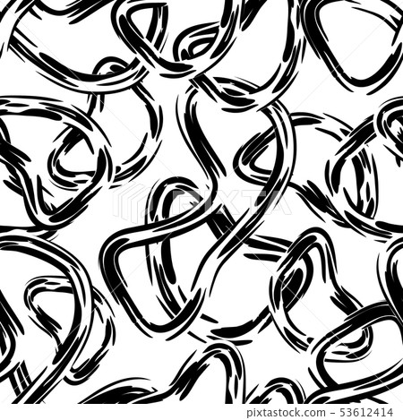 Trendy animal pattern with ornated bands. 53612414