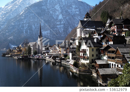 old village in Hallstatt 53612979
