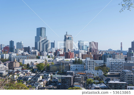 仙台都市風景大廈大廈市Sak市 53613865