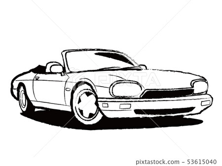 British Open coloring style car illustration British Open coloring style car illustration 53615040