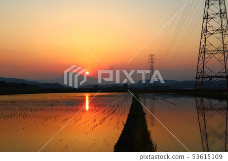 Tsukuba Shining in the setting sun Tsukuba Shining in the setting sun 53615109